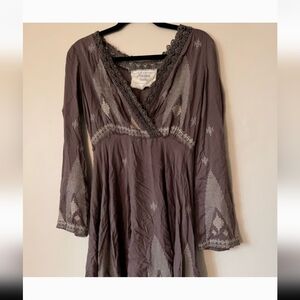 🌸2 For 10$California Moonrise Bohemian Longsleeve Dress - small